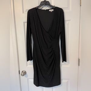 Beautiful Calvin Klein Embellished Black Party / Cocktail Dress. Size 14.